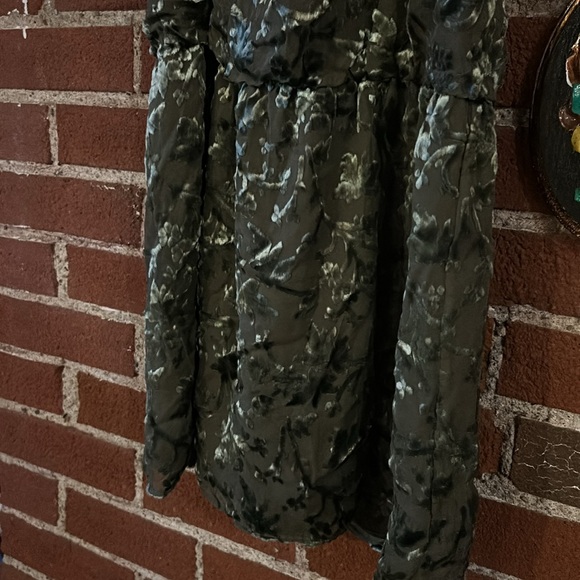 Haute Hippie Burnout Drop Waist Cocktail Dress - Picture 3 of 9